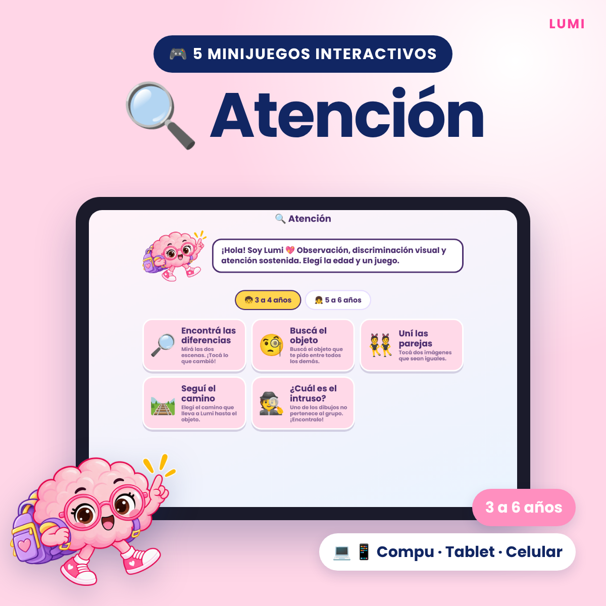 MINIJUEGOS ATENCIÓN