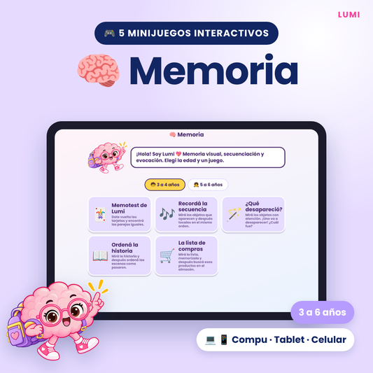 MINIJUEGOS MEMORIA