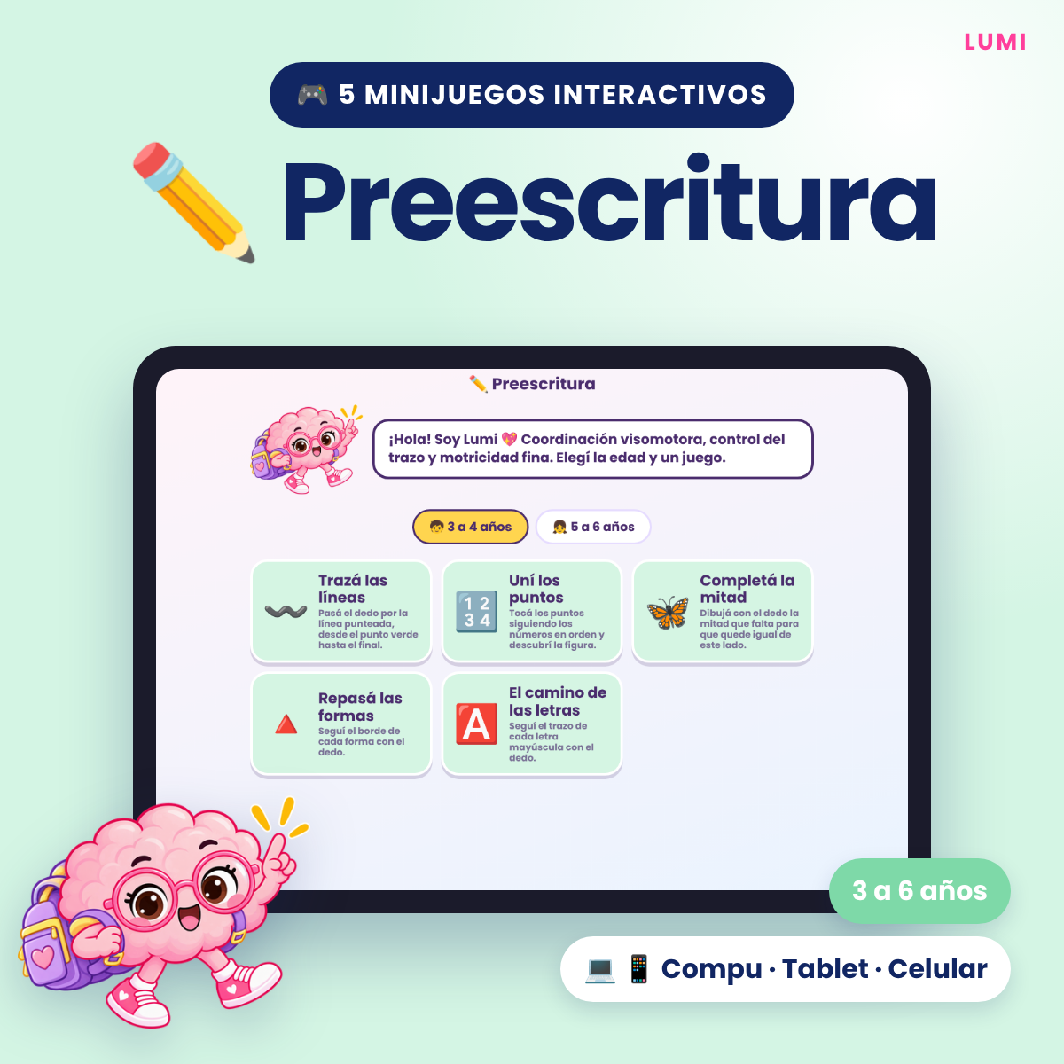 MINIJUEGOS PREESCRITURA